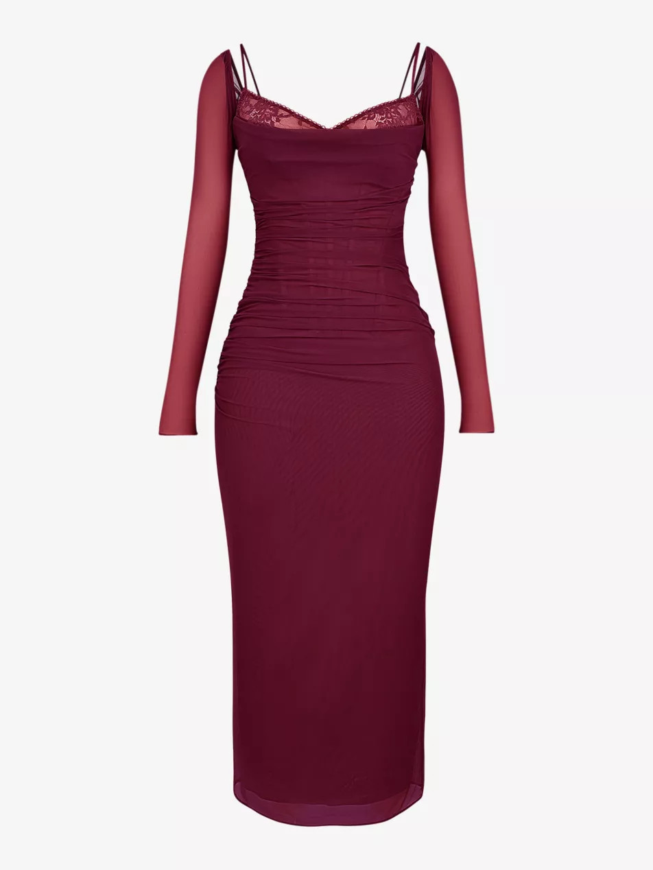 Katarina corseted stretch-woven maxi dress | Selfridges