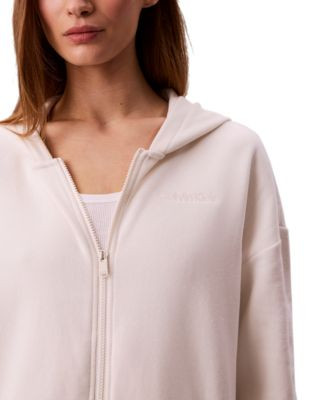 Calvin Klein Performance Women's French Terry Full Zip Hoodie - Macy's | Macy's
