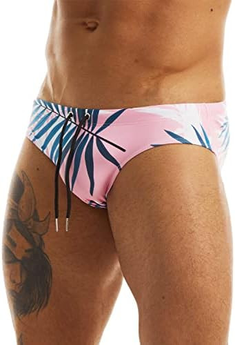 MIZOK Traje de baño sexy para hombre, traje de baño estampado de secado rápido, traje de baño... | Amazon (US)