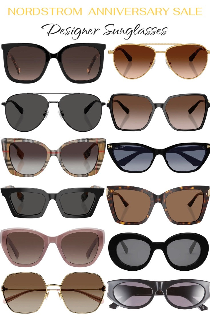 Lots of designer sunglasses are on sale for the Nordstrom Anniversary Sale. 
Add to your wish list now to be prepared to shop when your tier becomes available. Early access is from July 14 to 17, and public access begins on July 18 and ends on August 9.



Nordstrom anniversary sale 2026, Nordstrom anniversary beauty sale, NSale, 2026 NSale, Nordstrom anniversary fall favorites, Nordstrom anniversary favorites,

#LTKSeasonal #LTKSaleAlert #LTKBeauty #LTKWorkwear #LTKTravel
