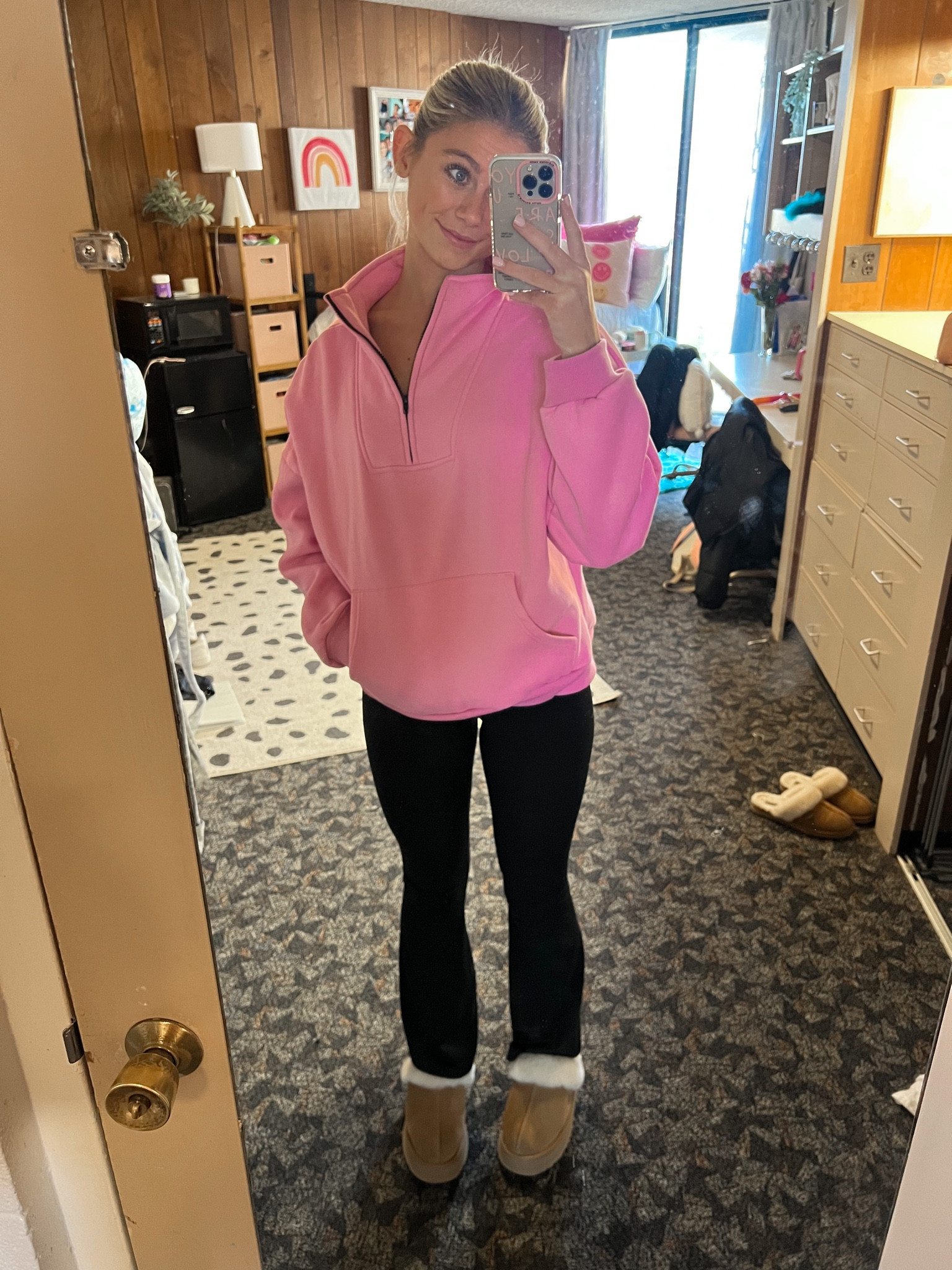 My FAV scuba dupe from Amazon! Love the pink color! And my fav Arie bell bottom leggings which are on sale 30% off!! They are the most flattering pair I have ever owned!  

#LTKstyletip #LTKbeauty #LTKfit