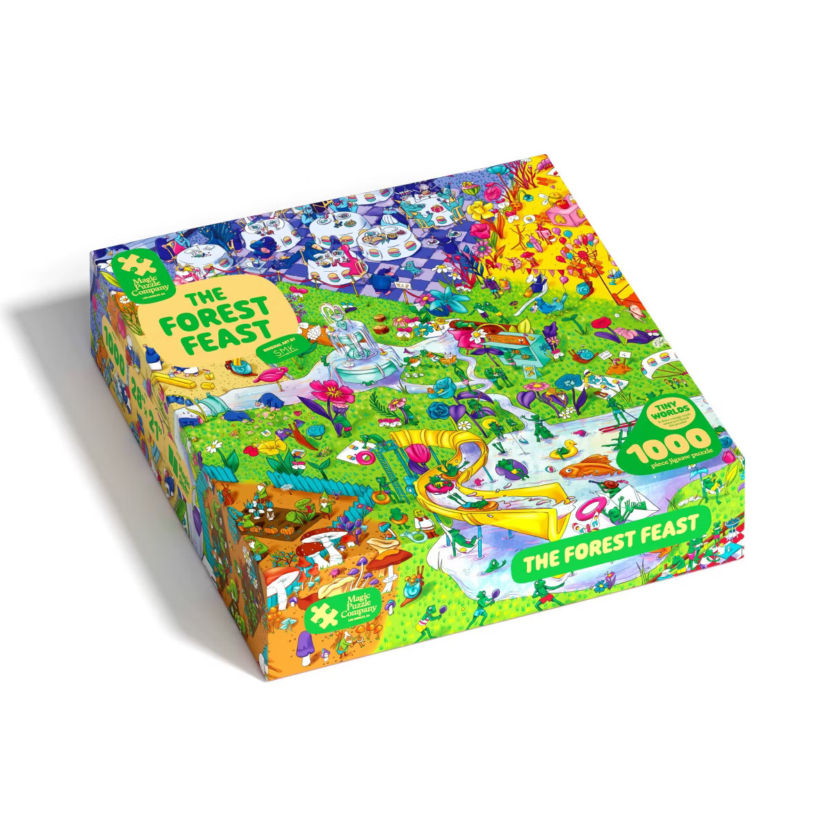 Magic Puzzle Company The Forest Feast Jigsaw Puzzle - 1000pc: Memory & Fine Motor Skills, Paper C... | Target
