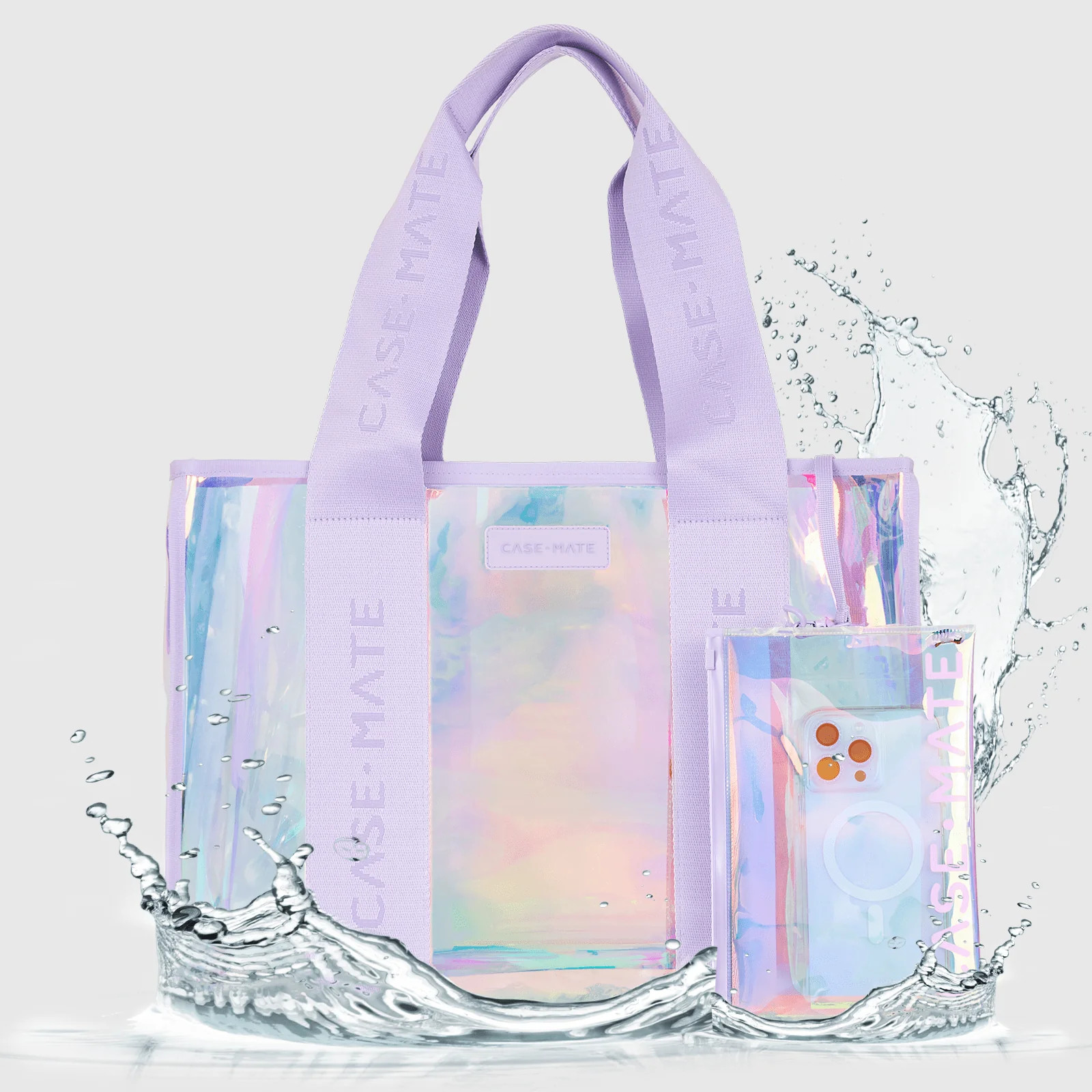 Soap Bubble Beach Tote with Phone Pouch | Case-Mate
