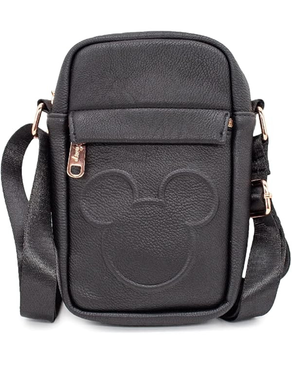 Disney Bag, Crossbody, Mickey Mouse Head Embossed, Vegan Leather | Amazon (US)