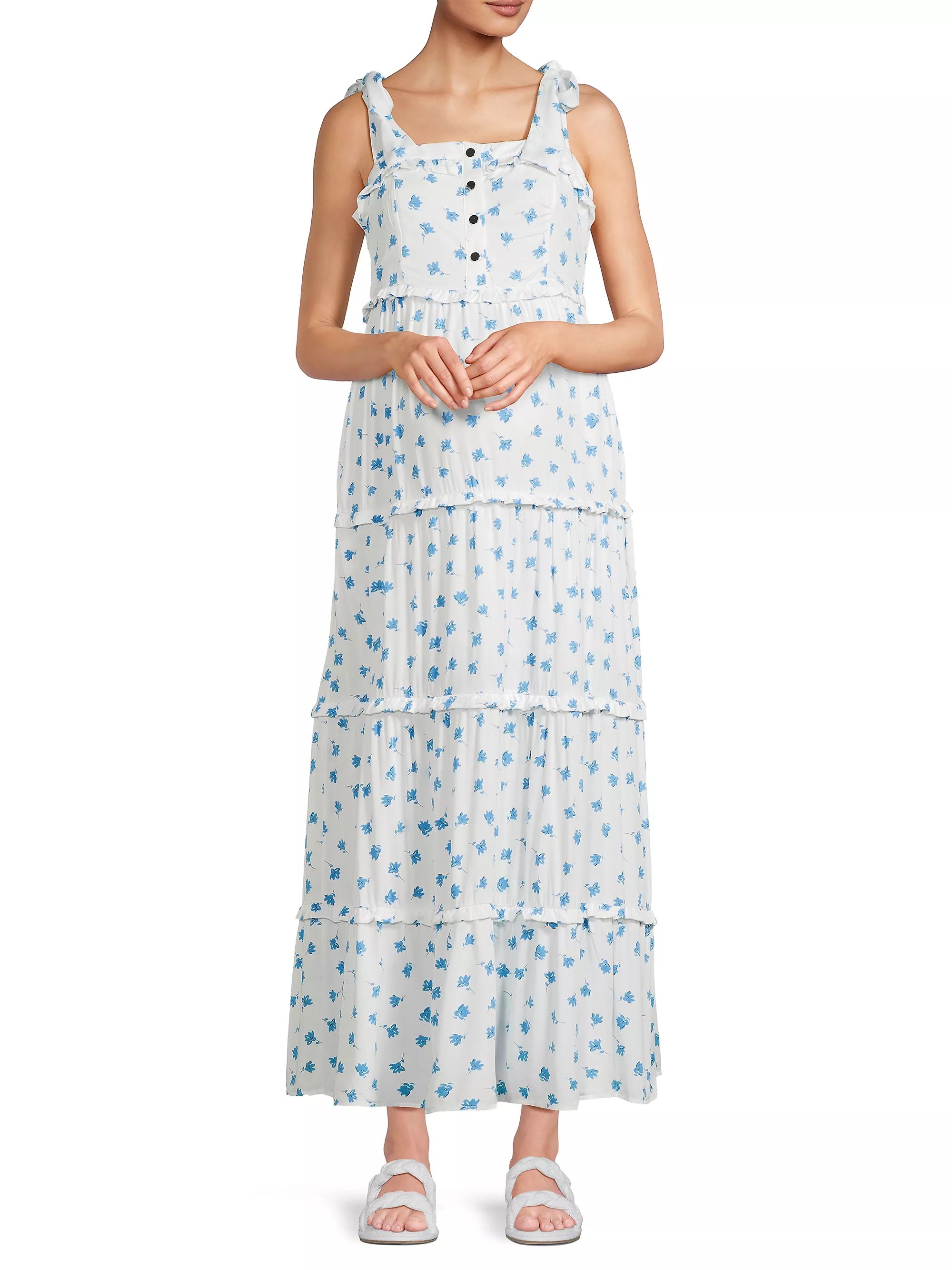 Mara Floral Tiered Maxi Dress | Saks Fifth Avenue