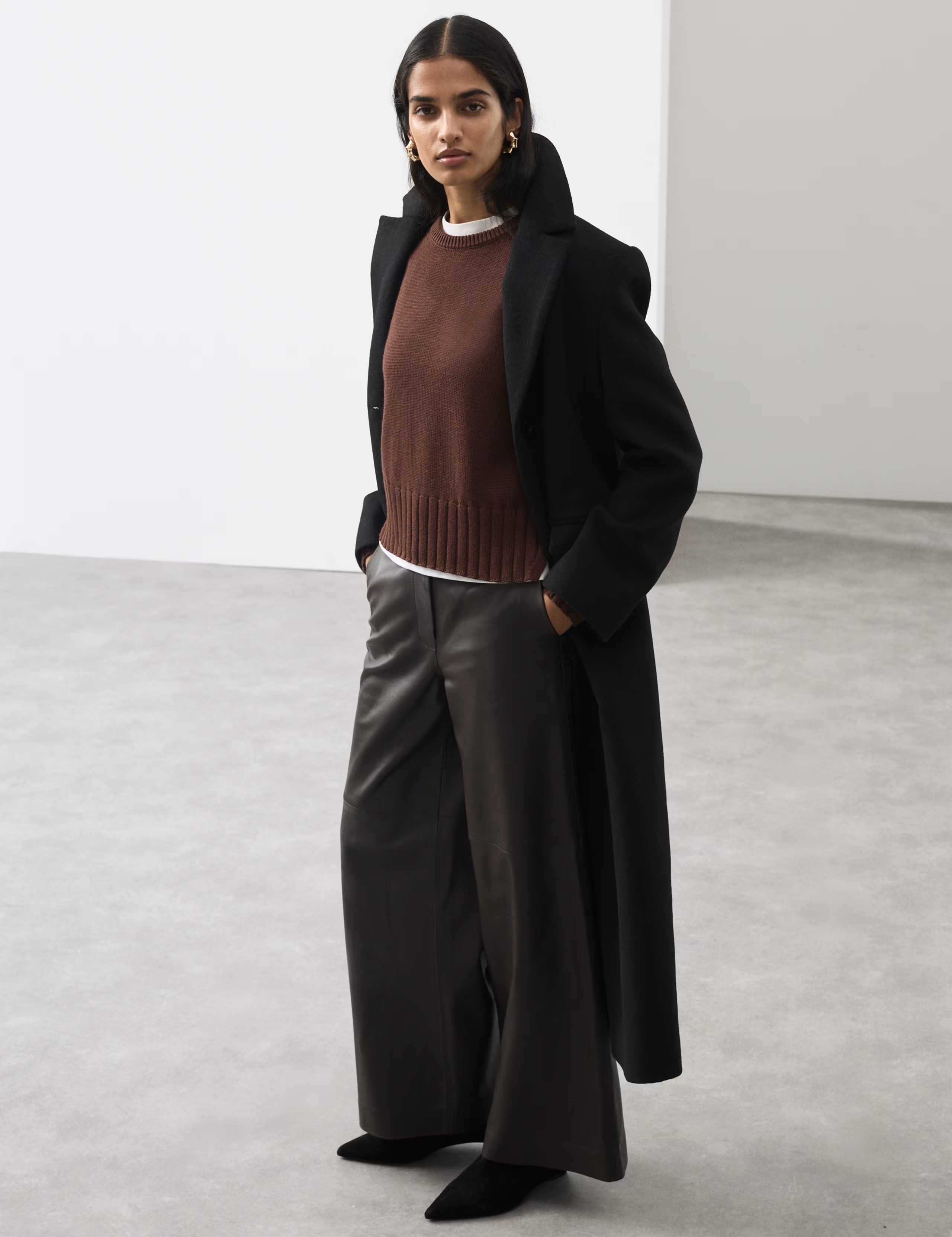 Pure Merino Wool Ribbed Crew Neck Jumper | Marks & Spencer (UK)