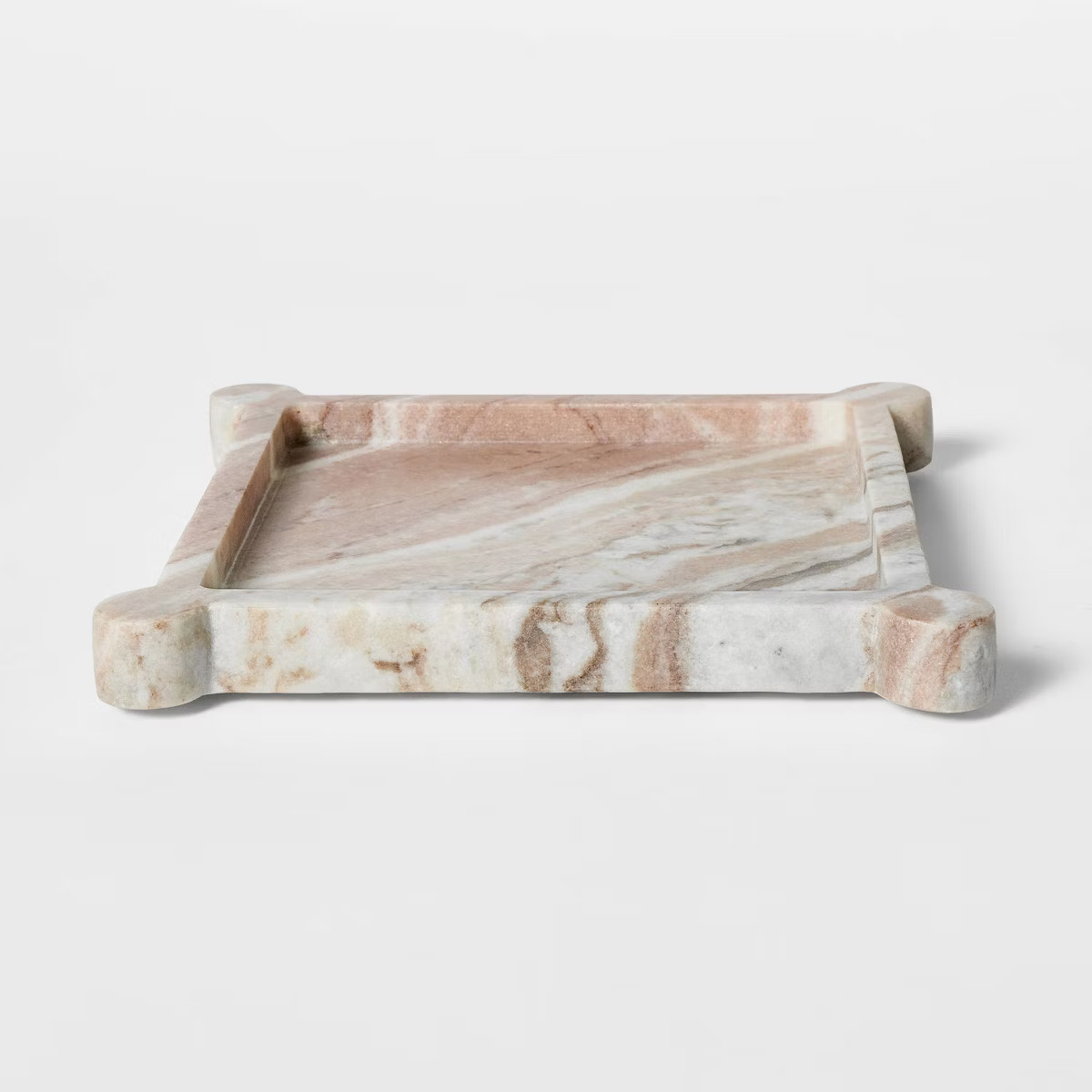 8" Marble Catchall Tray Off-White - Threshold™ designed with Studio McGee | Target