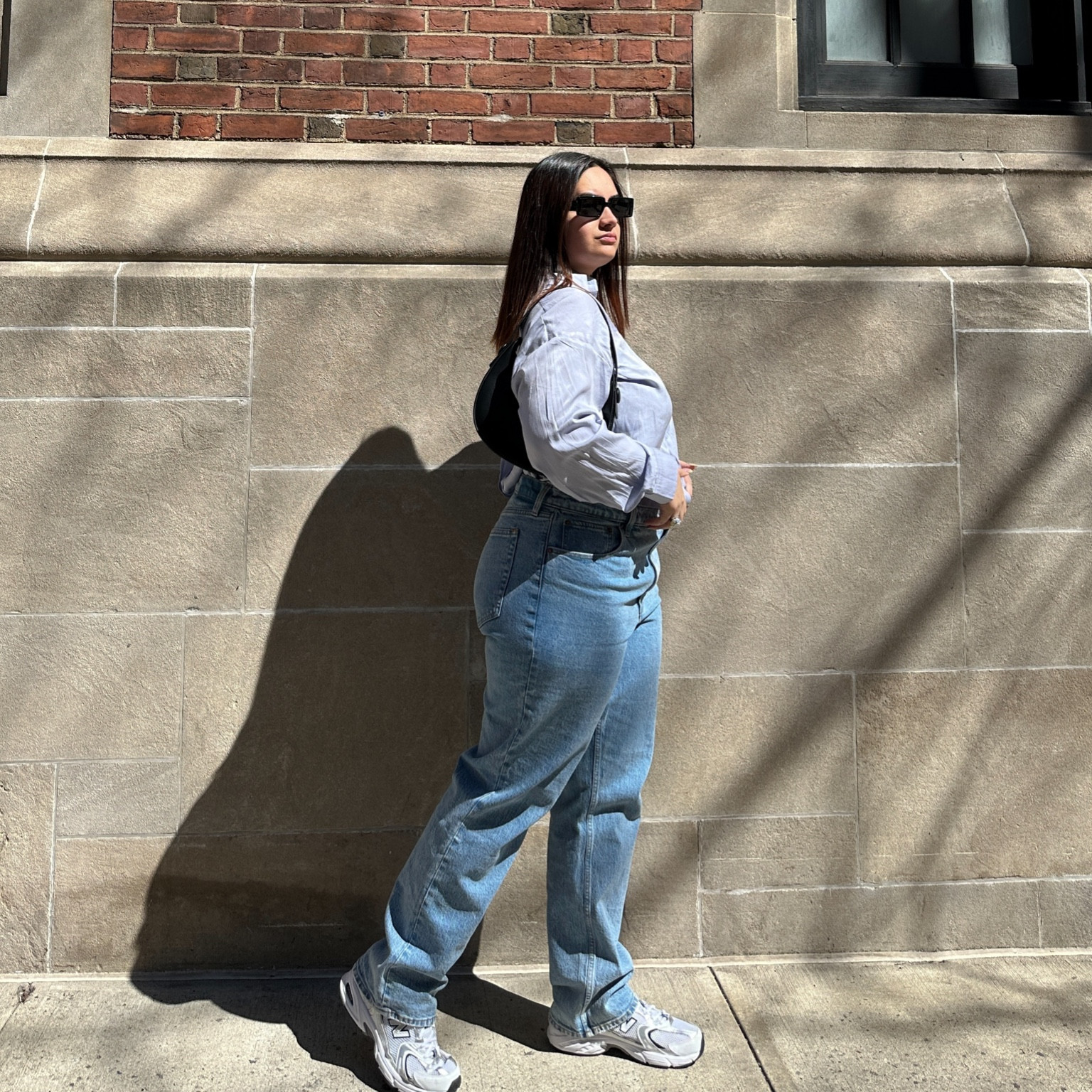 Spring Fashion, Spring Style, Spring OOTD, Spring Outfits, Spring Outfit Ideas, Street Style, Minimal Style, Minimal Street Style, Casual Style, Casual Look, Casual Outfit, 90s Style, Vintage Style, 90s Look, Abercrombie Style, Amazon Fashion, New Balance 530s, Simple Fits, Everyday Outfit, 90s Inspired, 90s Jeans, Midsize Style, Midsize Fashion. 

#LTKstyletip #LTKSeasonal #LTKcurves