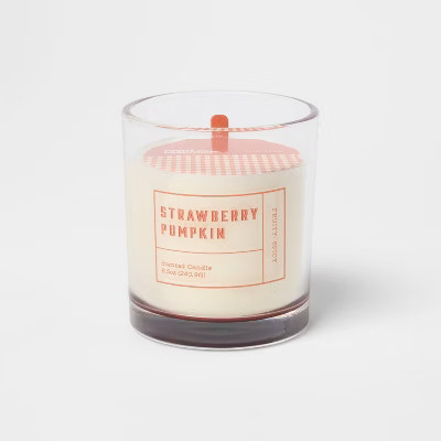 Glass Jar Candle Strawberry Pumpkin - Room Essentials™ | Target