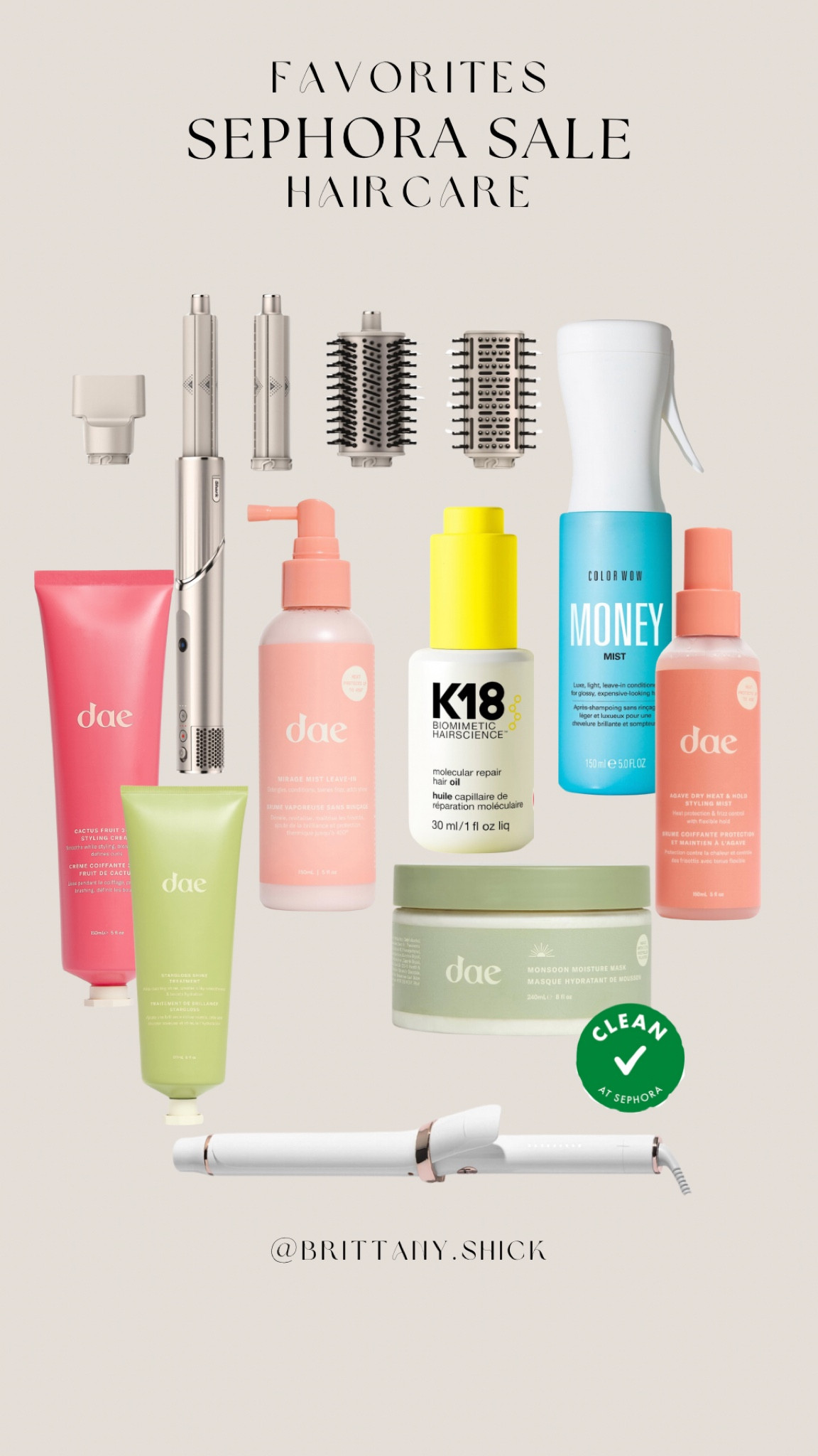 Sephora Sale - Code: HAVEITALL - Hair Favorites - Shark FlexStyle, T3 Curling Iron Wand K18 Hair Oil Dae Styling Cream Moisture Mask Colorwow Money Conditioner Heat Protectant Hair Gloss

#LTKBeauty #LTKSaleAlert #LTKGiftGuide