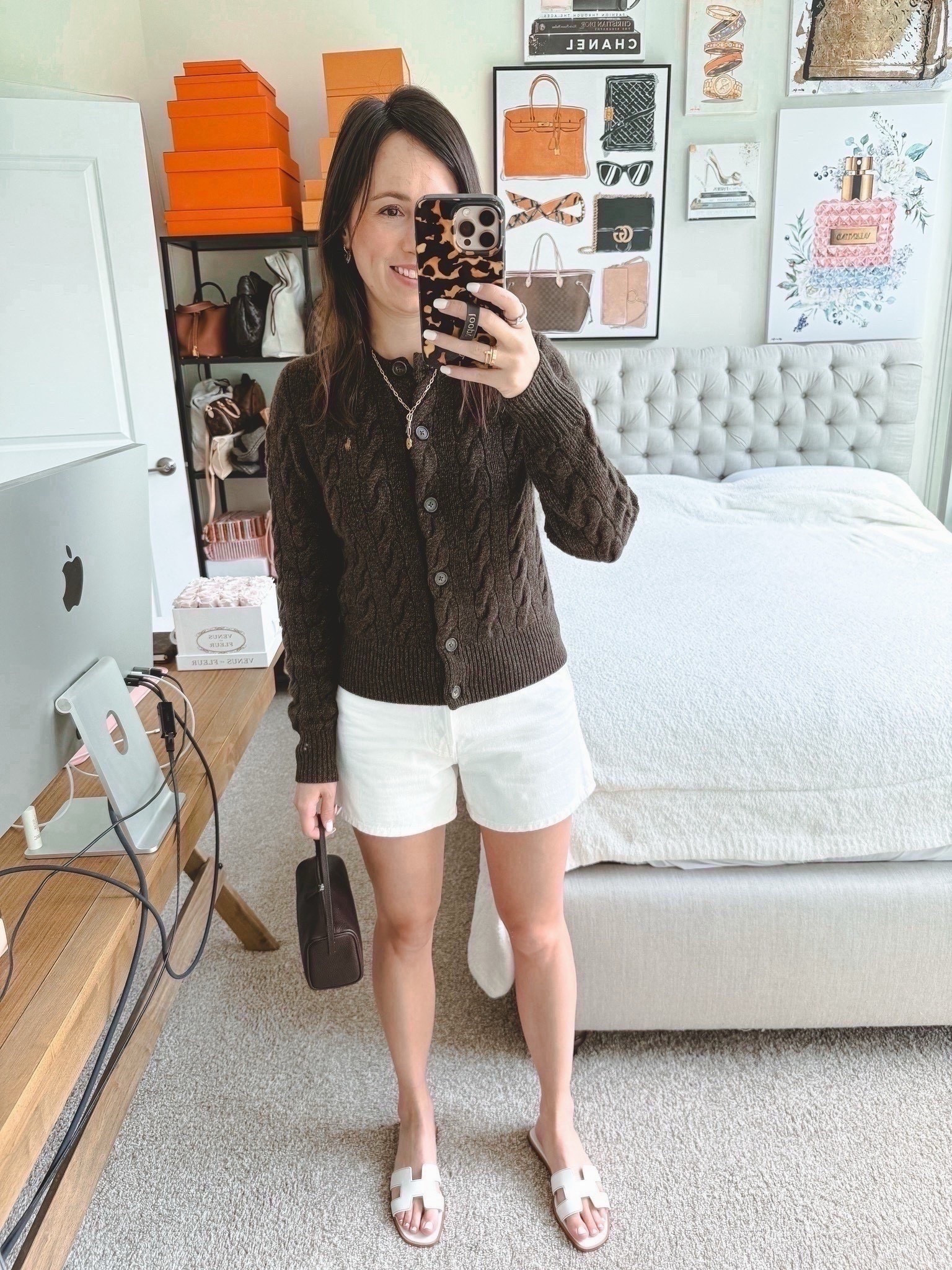 Ralph Lauren cardigan (small), agolde white denim shorts (25)



#LTKootd #LTKFindsUnder100 #LTKSeasonal
