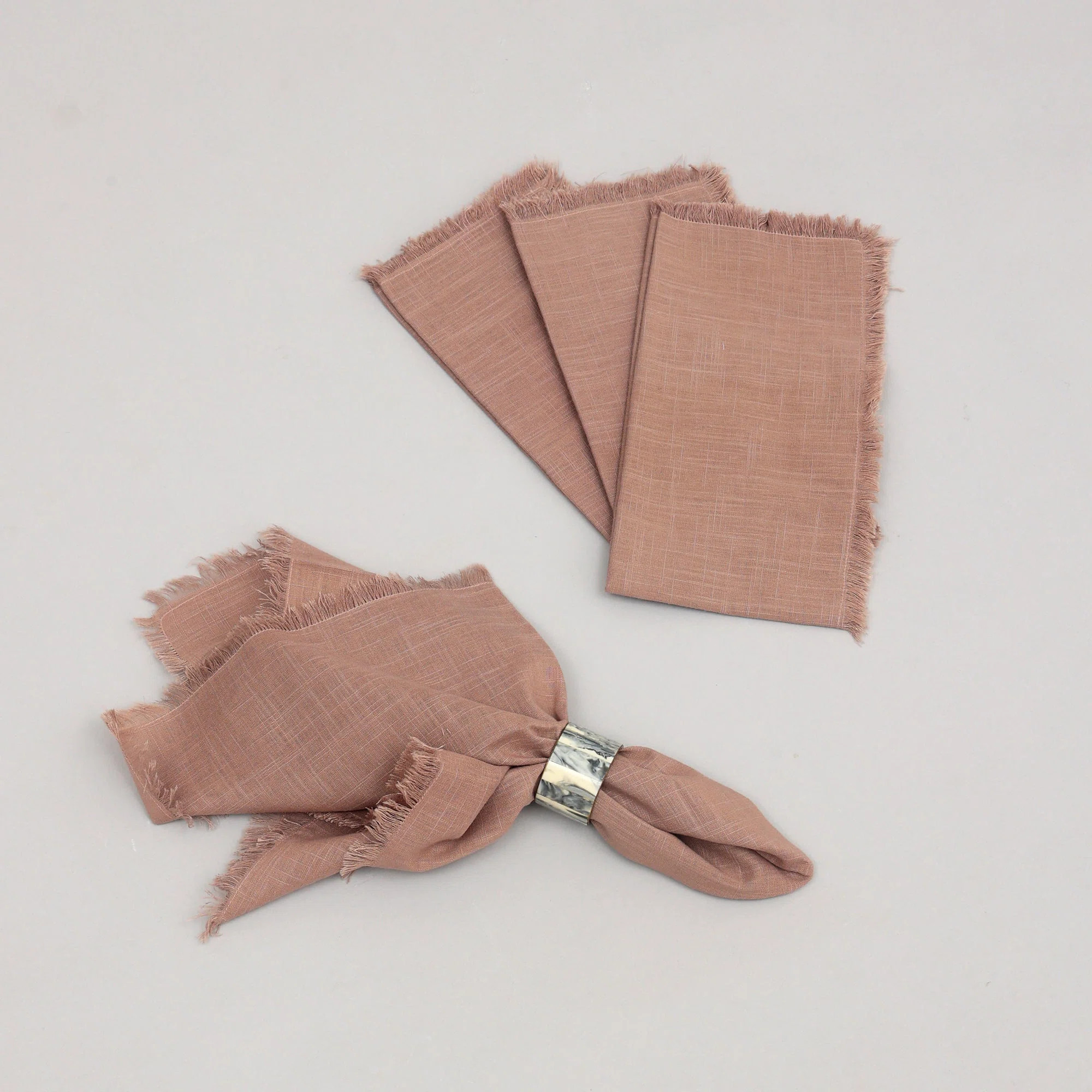 Cotton Napkins Set of 4-20x20 Inch, Classic Dinner Napkins | Wayfair North America