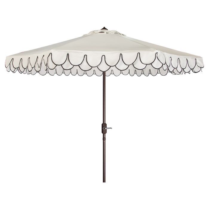 9' Elegant Valance Umbrella - Safavieh | Target