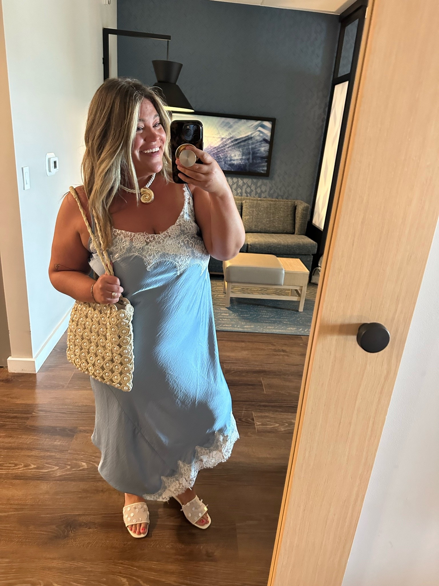 Dress that I wore for my anniversary! I got an XL in the dress and shoes run small, sized up to 9