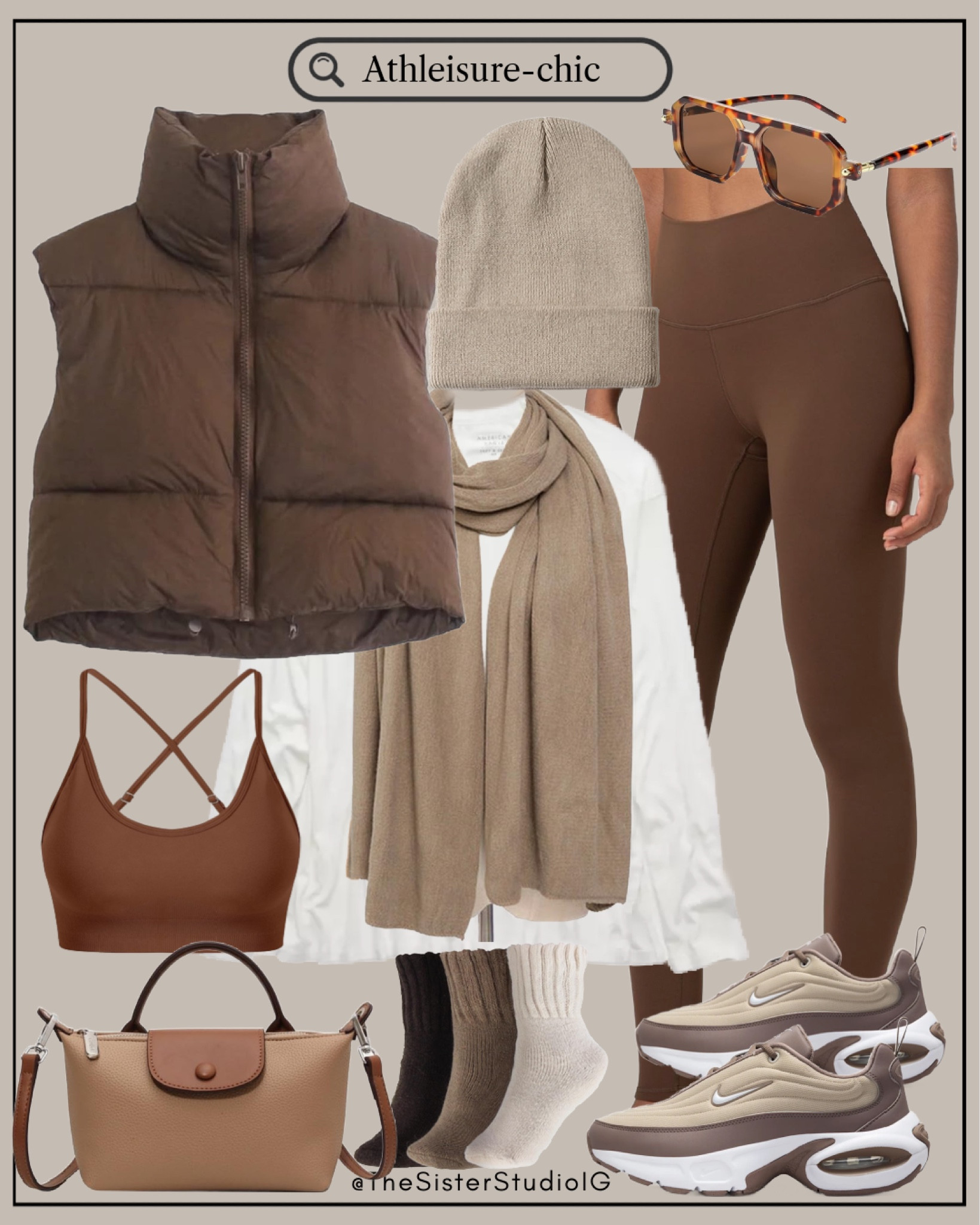 Monochromatic athleisure-chic vibes!🤎



#LTKActive #LTKShoeCrush #LTKStyleTip