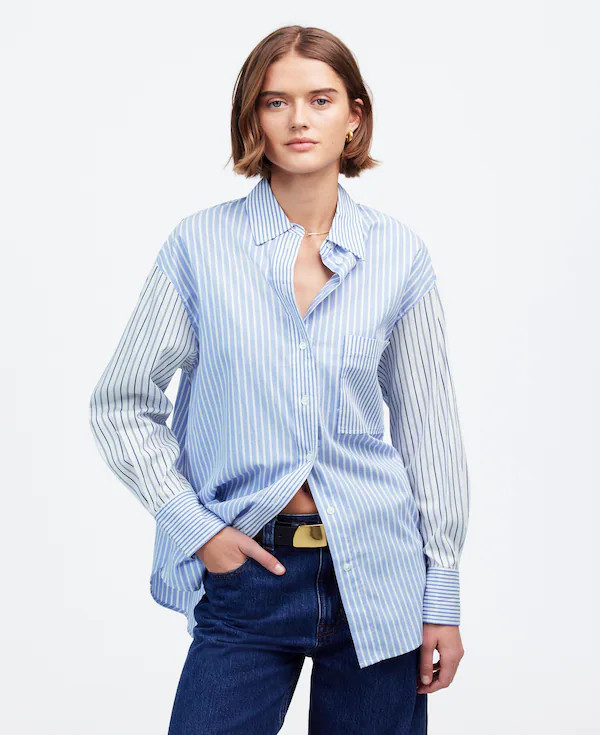 Oversized Button-Up Shirt | Madewell