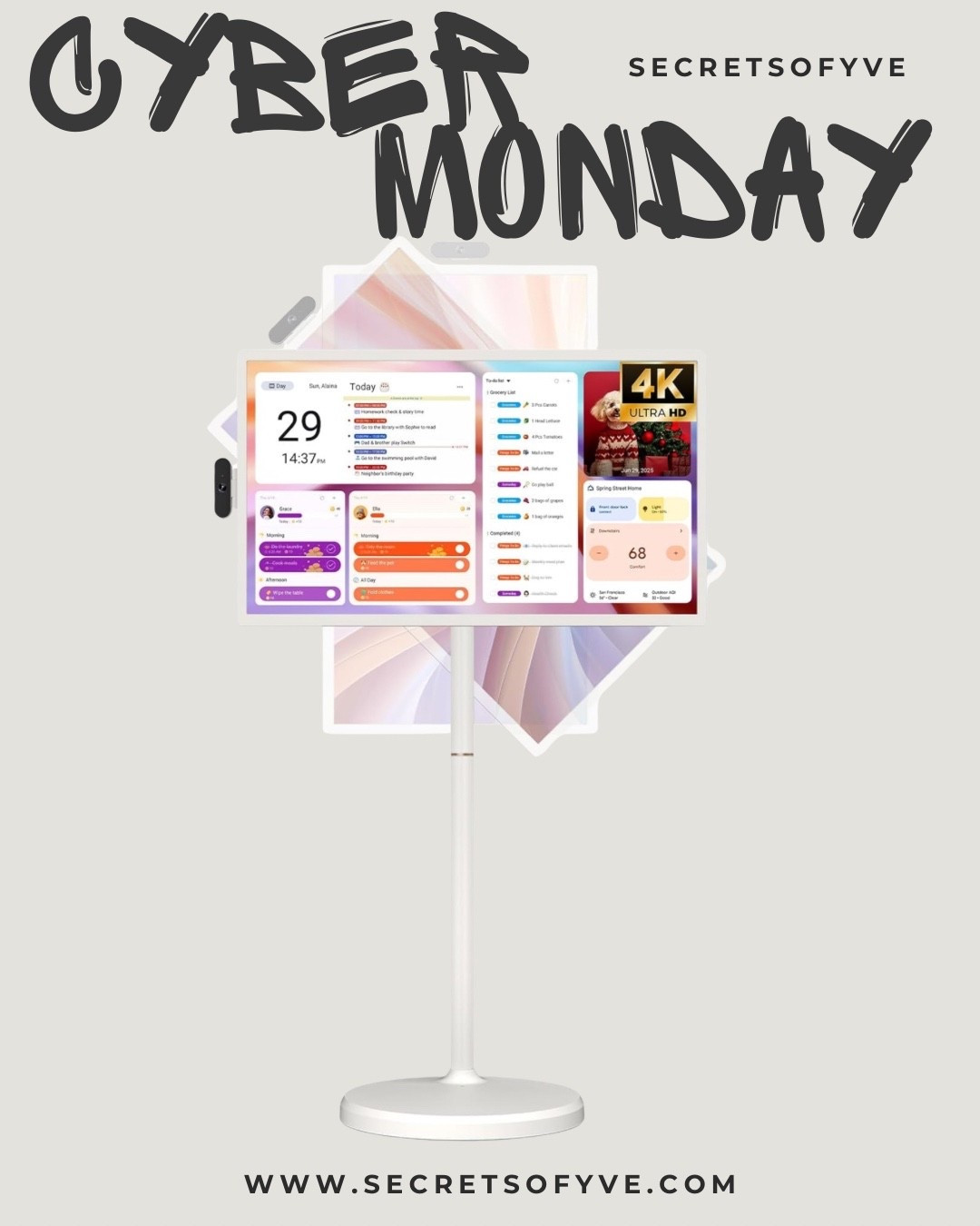 SecretsofYve: 🎁 Gift guide Cyber Monday deals of high-quality items that I have curated for you. @amazon
#Secretsofyve #ltkgiftguide
Always humbled & thankful to have you here.. New posts daily at 3pm & 4:15pm EST. 
CEO: PATESI Global & PATESIfoundation.org
@secretsofyve : where beautiful meets practical, comfy meets style, affordable meets glam with a splash of splurge every now and then. I do LOVE a good sale and combining codes! #ltkstyletip #ltksalealert #ltkfamily #ltku #ltkfindsunder100 #ltkfindsunder50 #ltkplussize #ltkmidsize #ltkover40 #ltkpetite #ltkvlog #ltkmens #ltkkids #ltkparties #ltkbump #ltktall secretsofyve 

#LTKCyberWeek #LTKSeasonal #LTKHoliday