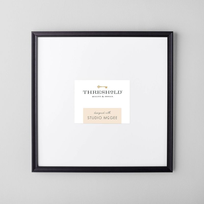 20" x 20" Matted to 5" x 7" Gallery Single Image Frame Black - Threshold™ designed with Studio ... | Target