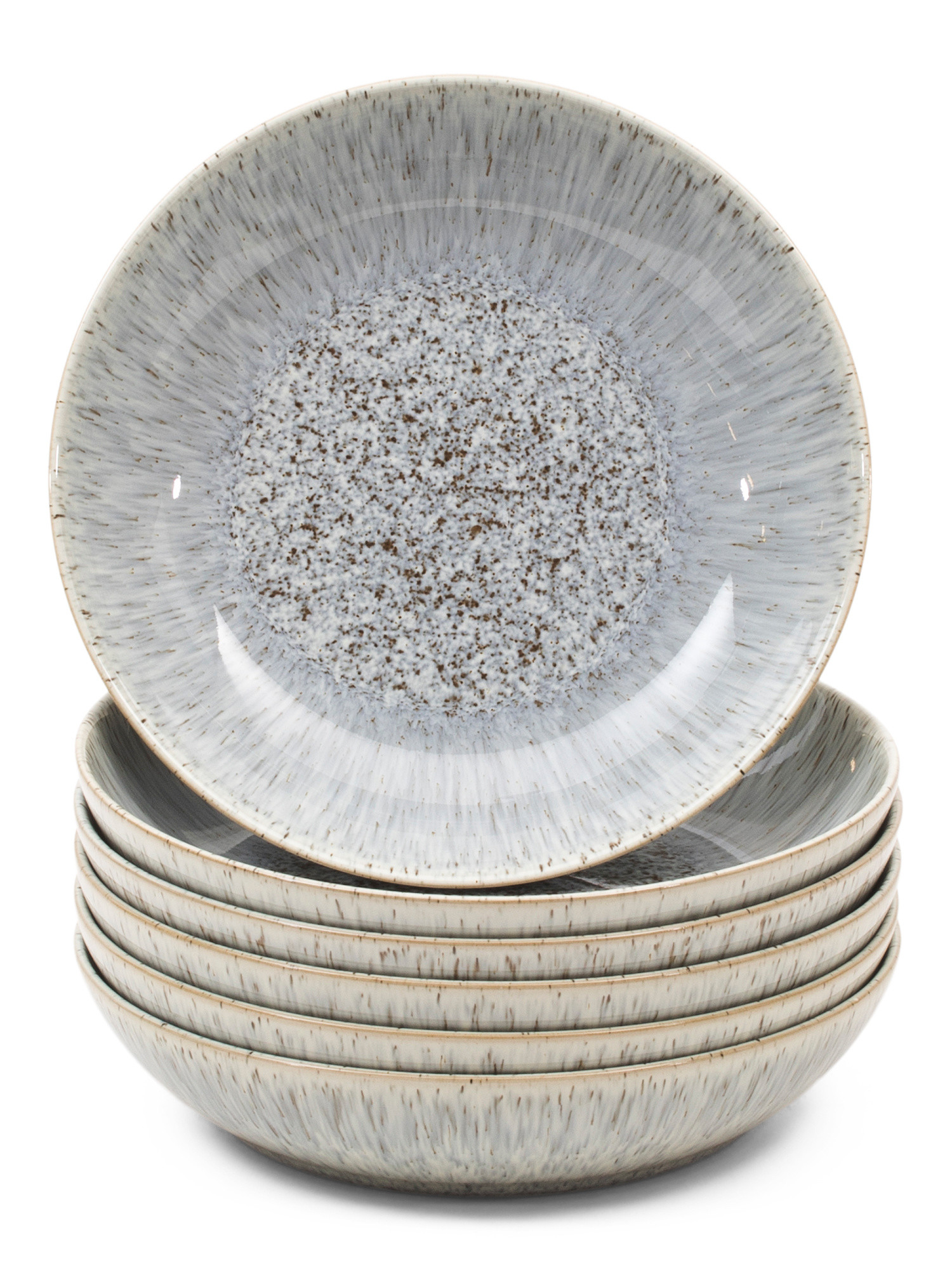 6pk Stoneware Halo Speckle Pasta Bowls | TJ Maxx