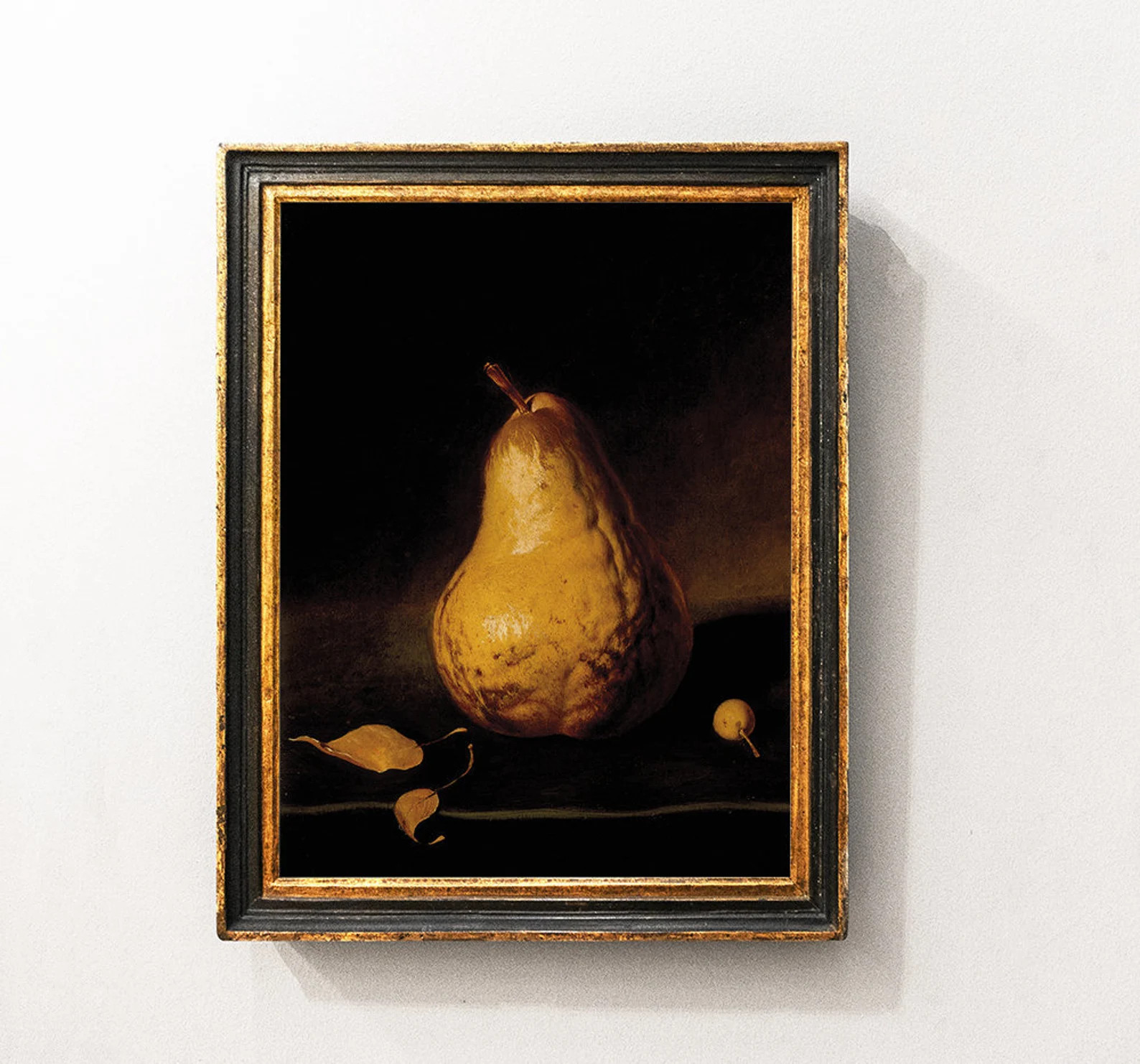 Read the full title
    Pear Still Life, Pears Painting, Kitchen Decor, Fruit Painting, Vintage P... | Etsy (US)