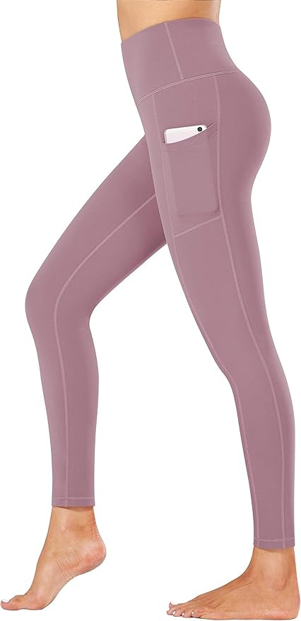 Fengbay High Waist Yoga Pants, Pocket Yoga Pants Tummy Control Workout Running 4 Way Stretch Yoga... | Amazon (US)
