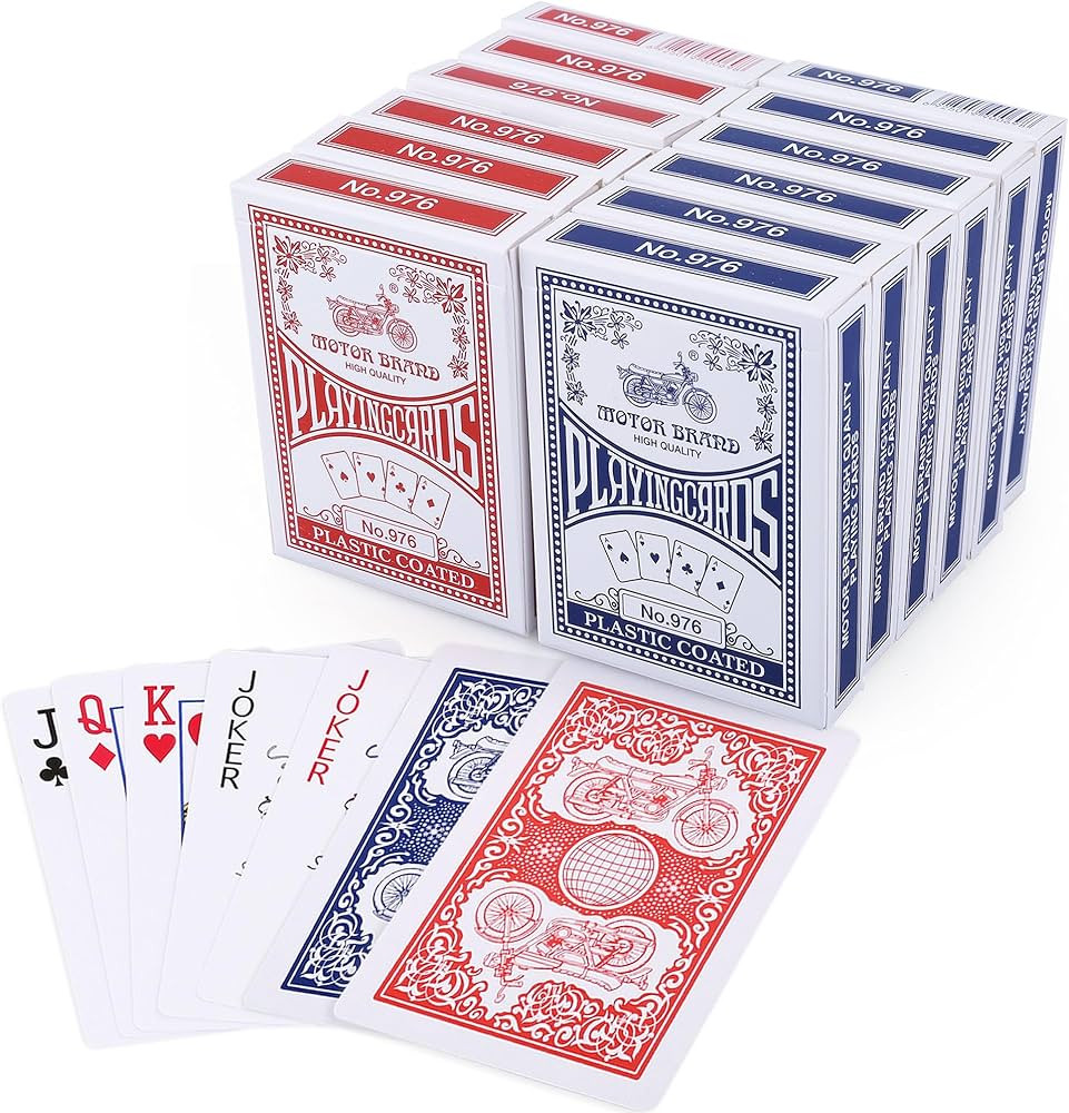 LotFancy Playing Cards, 12 Pack, Decks of Cards Bulk, Poker Size, Standard Index, for Blackjack, ... | Amazon (US)