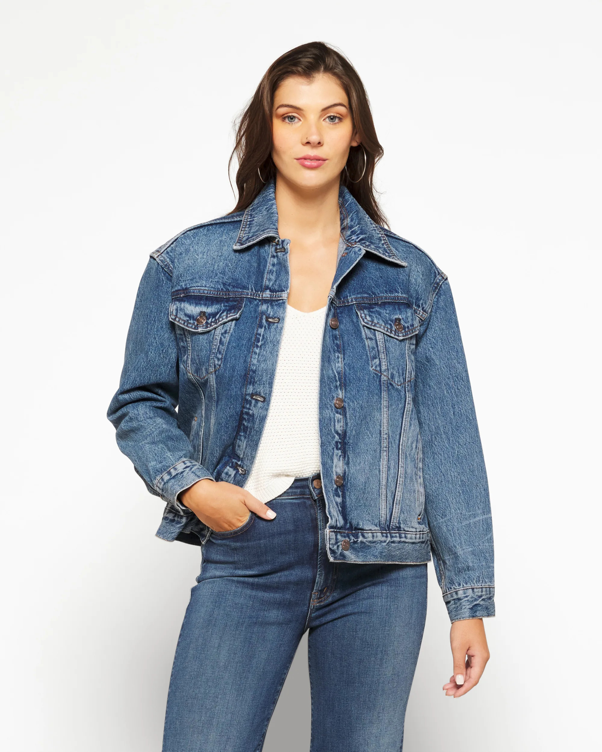 Jolene  Denim Trucker | Stitch Fix