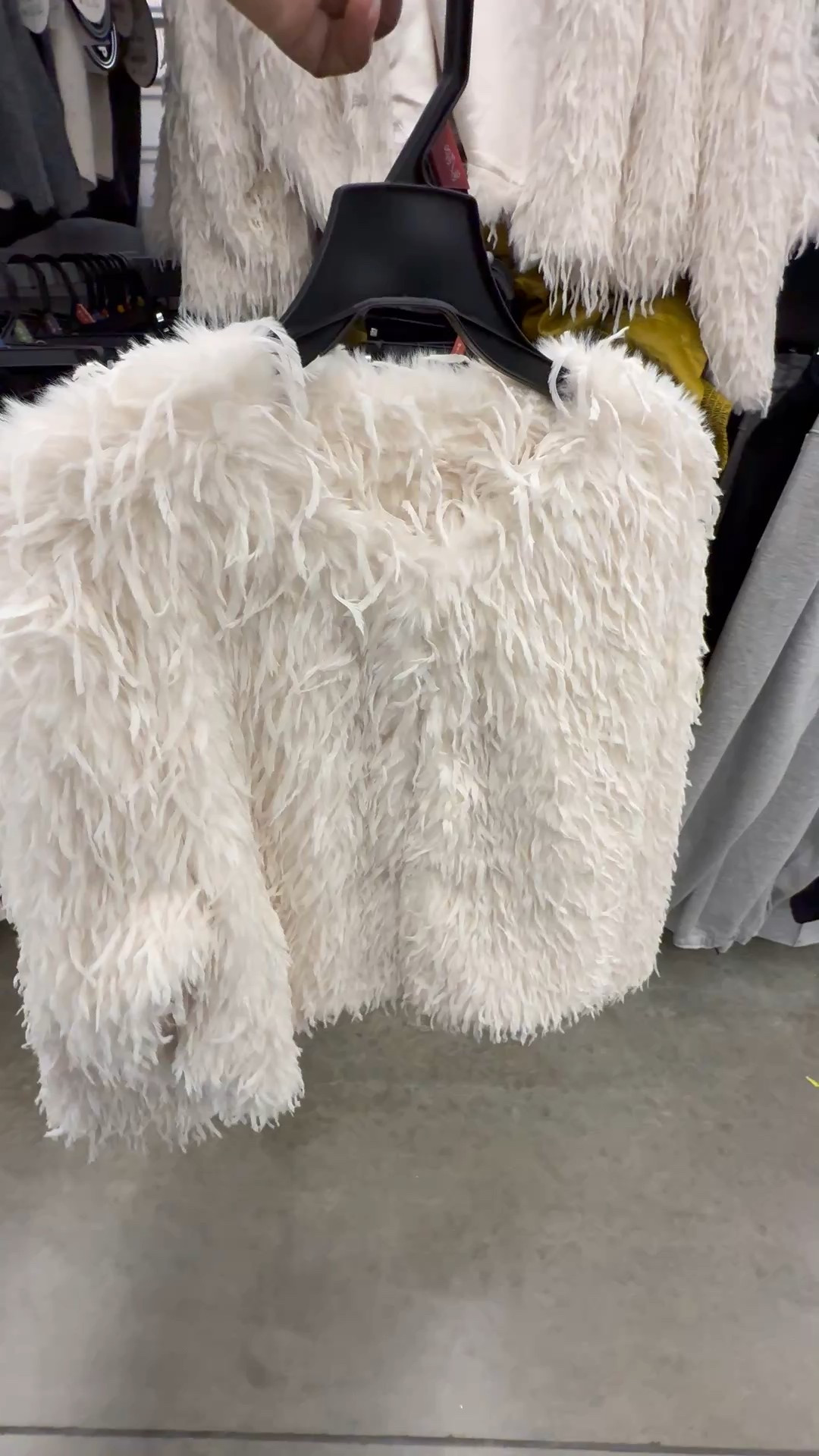 Faux Fur Jacket
This jacket will definitely turn heads with its chic style.