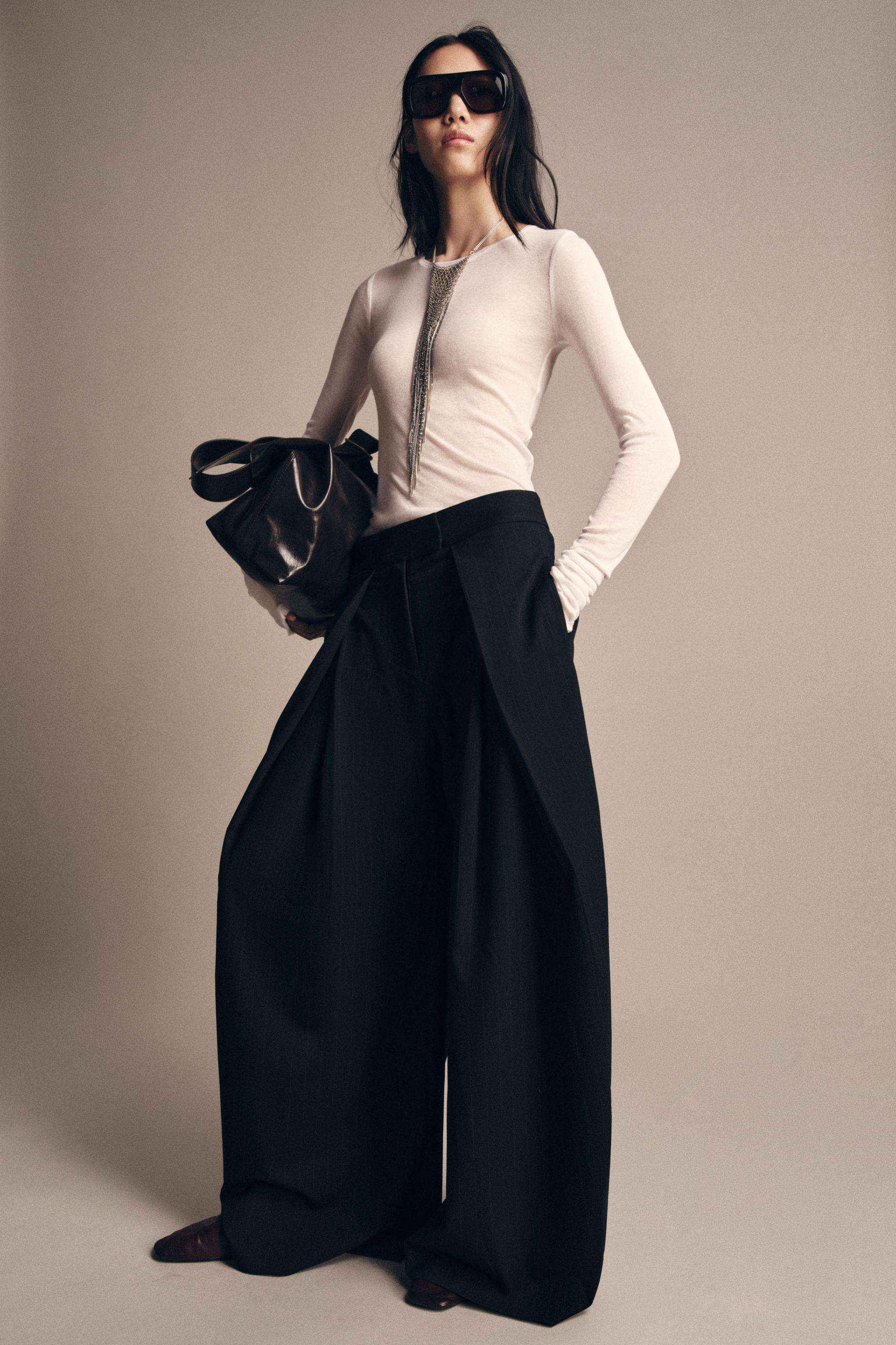 PINSTRIPE DARTED TROUSERS ZW COLLECTION | Zara AU
