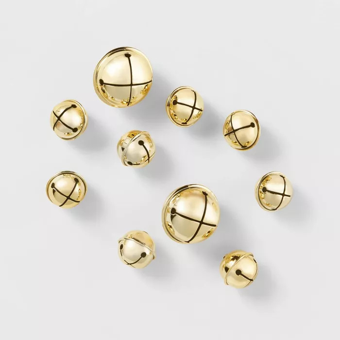 Gold Jingle Bells Container - Sugar Paper™ | Target
