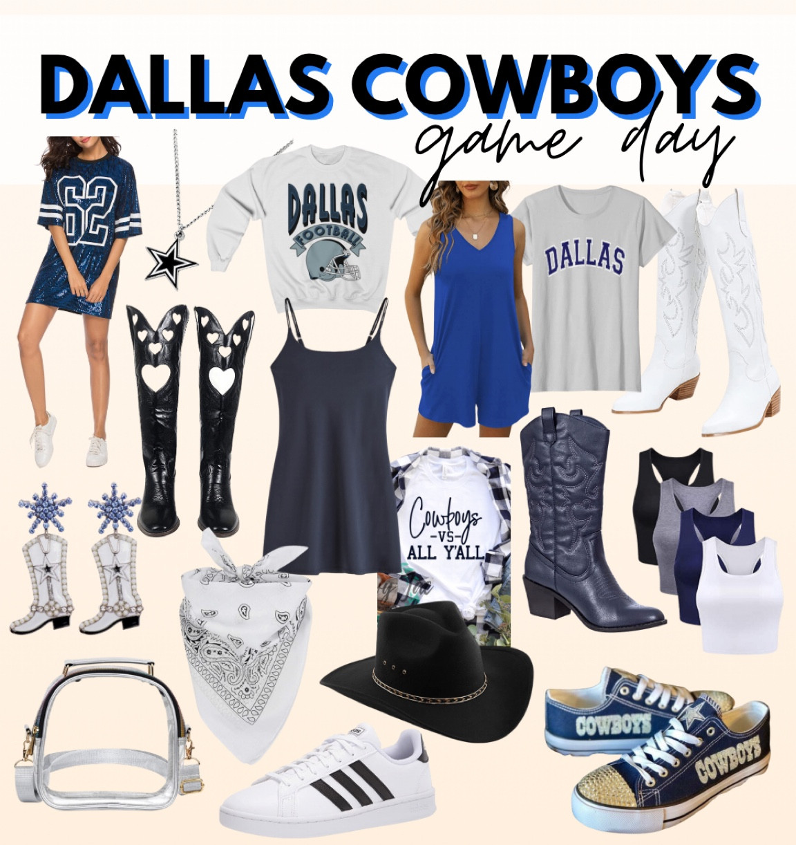 knee length dresses for ladies Starter Navy Dallas Cowboys Womens Slam Dunk Starter Tank Dress | Tank Dress