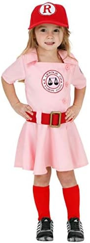 A League of Their Own Toddler Dottie Baseball Costume - 2T | Amazon (US)