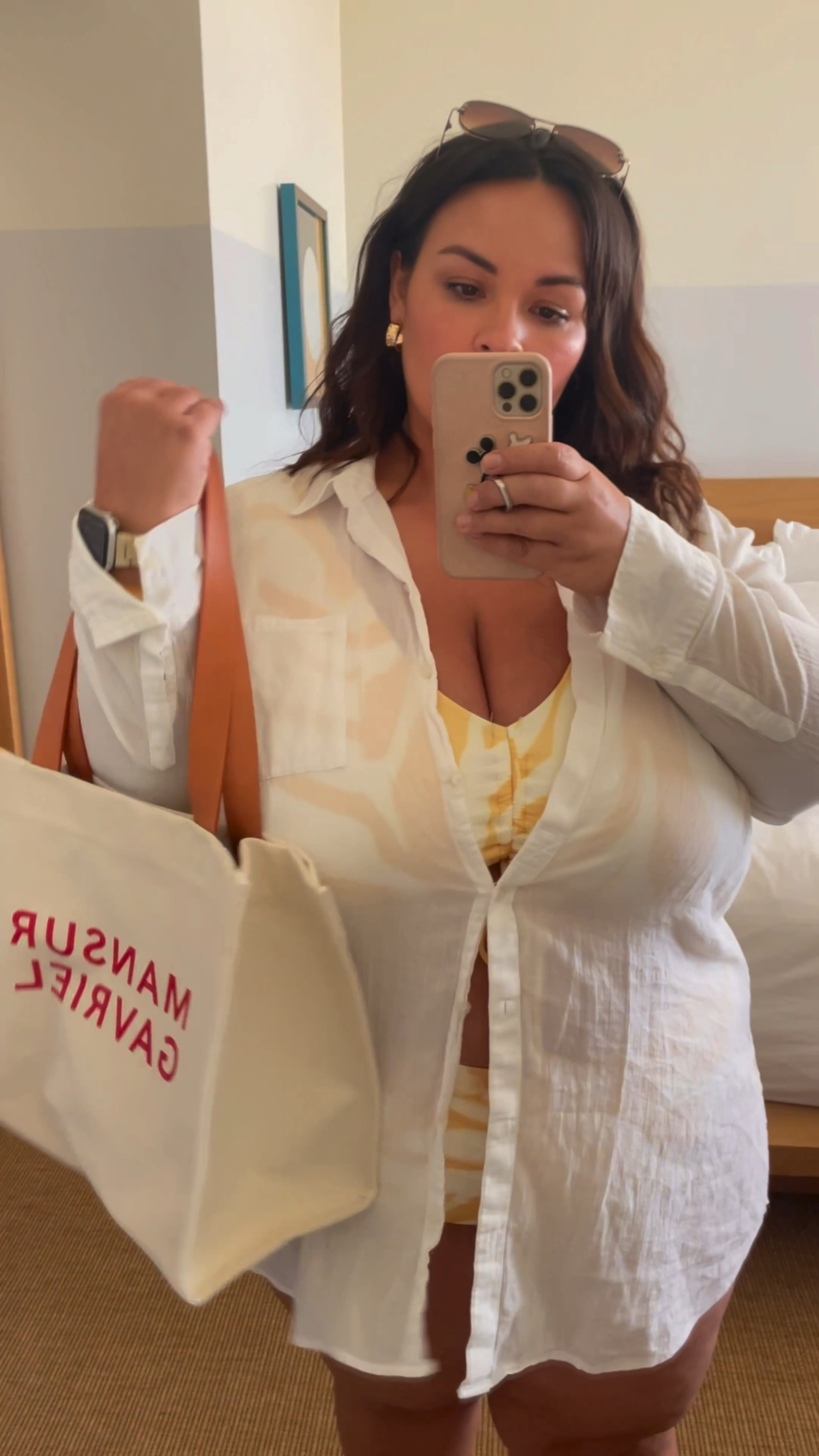 Vacation OOTD featuring some of my recent faves from ELOQUII and Nordstrom. Swimwear is on SALE! 
Bag is sold out, linked similar looks below. 😋

Wearing a size 18 in swimsuit, 2X in top! 

#LTKcurves #LTKswim #LTKstyletip