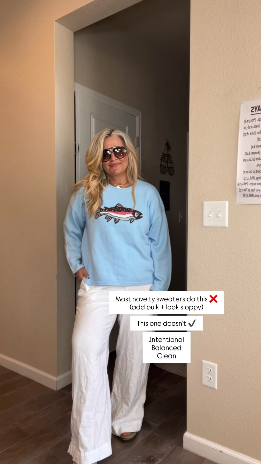  ✨Tap the bell, save and ❤️ for over 40 fashion, midlife style, midsize fashion and luxury looks for less. 

⬇️Sizing information: large (size up if in between sizes.)

Fun ✔️
Not bulky ✔️
Still flattering ✔️

Yes, you can have both.

👑"Helping you look good, feel good!" - Lindsey Denver

Spring looks, Midlife style for real women who want to feel confident again. Over 40 fashion and over 50 style that works with changing bodies, perimenopause shifts, and real life. Think midsize fashion, Gen X style and up, body confidence, and mom outfits that feel polished, comfortable, and elevated...because style over 45 and over 50 should feel effortless, not stressful. 


#LTKMidsize #LTKPlusSize #LTKOver40