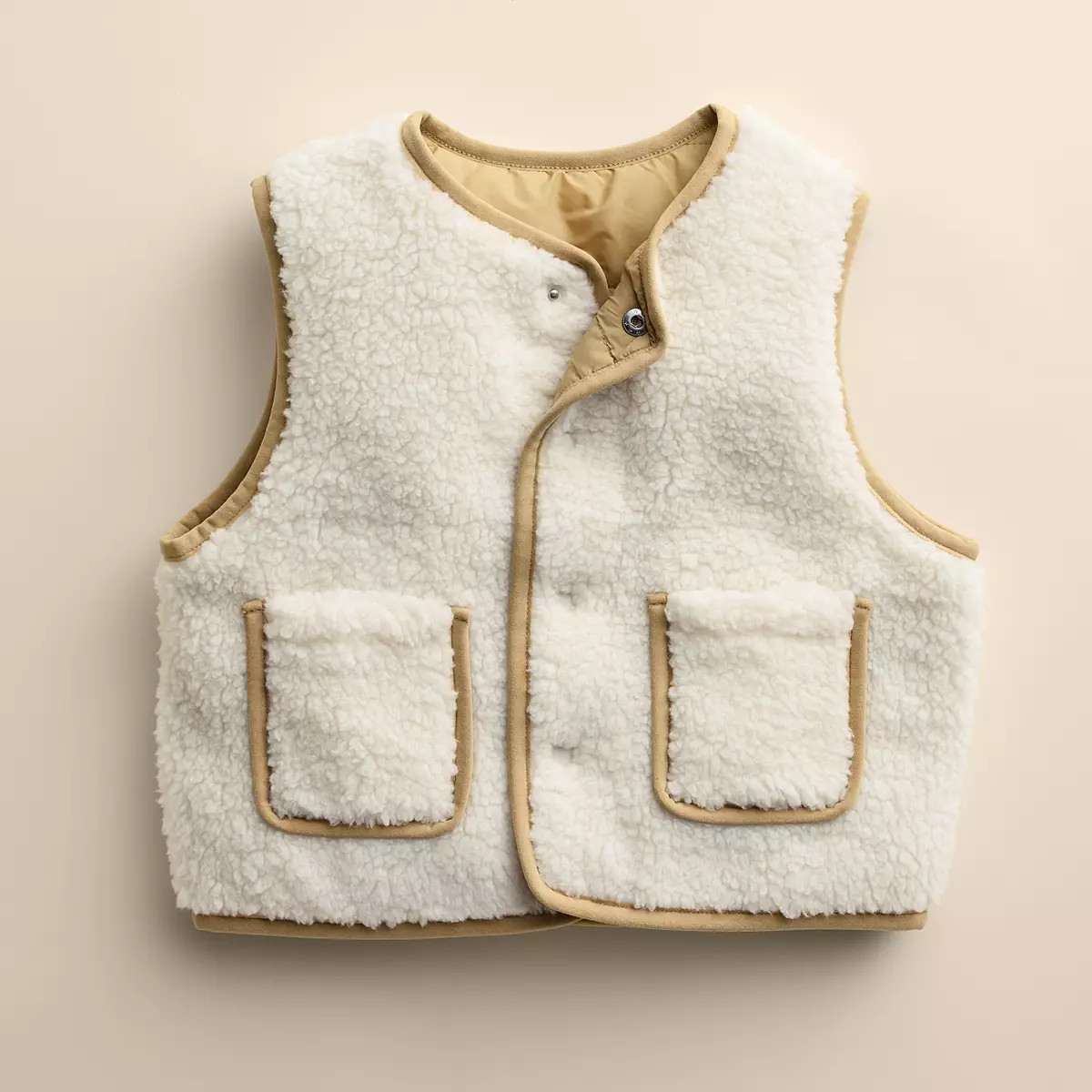 Baby & Toddler Little Co. by Lauren Conrad Reversible High-Pile Fleece Vest | Kohl's