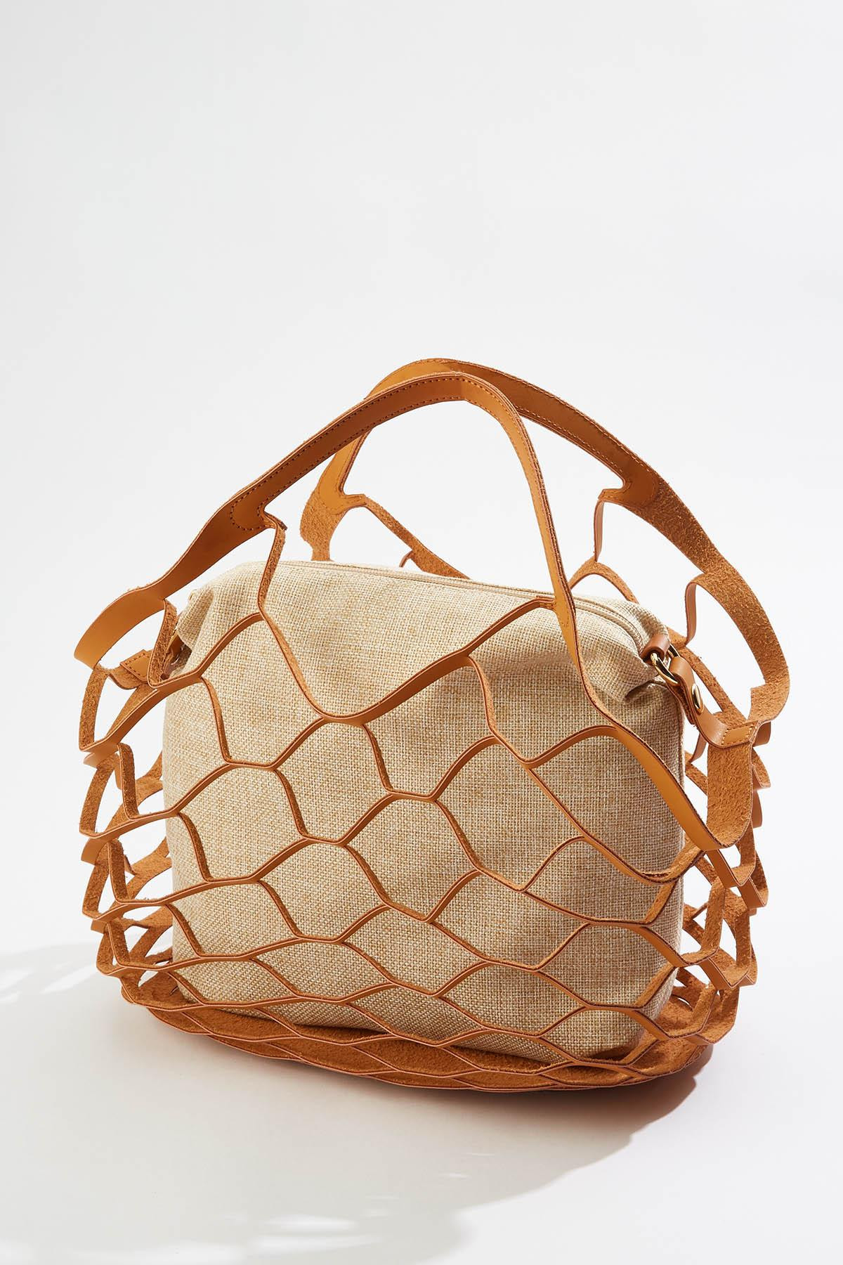 Cutout Design Satchel Set | Cato Fashions