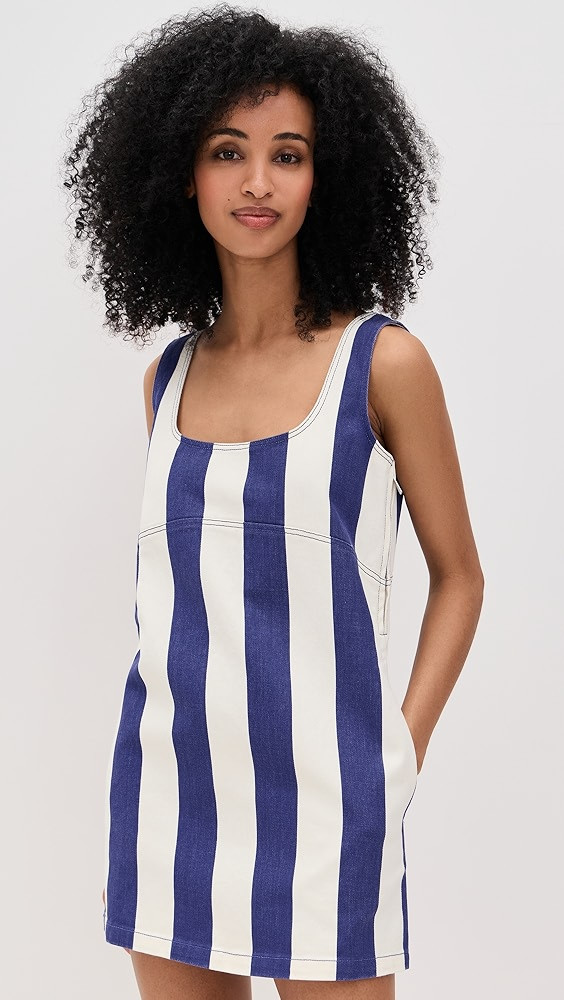 SIMONMILLER Sahara Striped Denim Dress | Shopbop | Shopbop