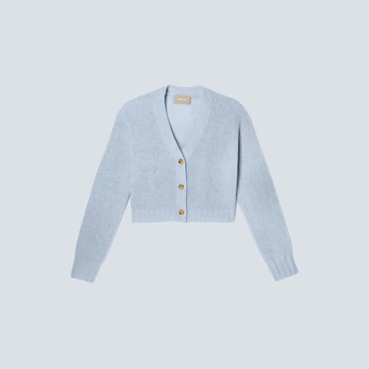 The Alpaca V-Neck Cropped Cardigan | Everlane