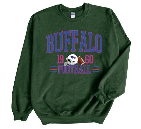 Vintage Buffalo Football Sweatshirt, Hoodie, Buffalo Bills Sweatshirt, Retro NFL, Gift for Women,... | Etsy (US)