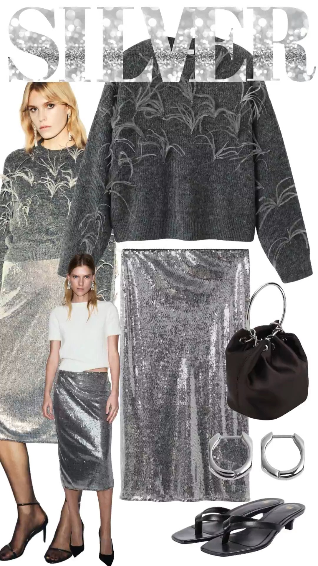 SILVER LOOK 🩶

#LTKSeasonal #LTKHoliday #LTKStyleTip