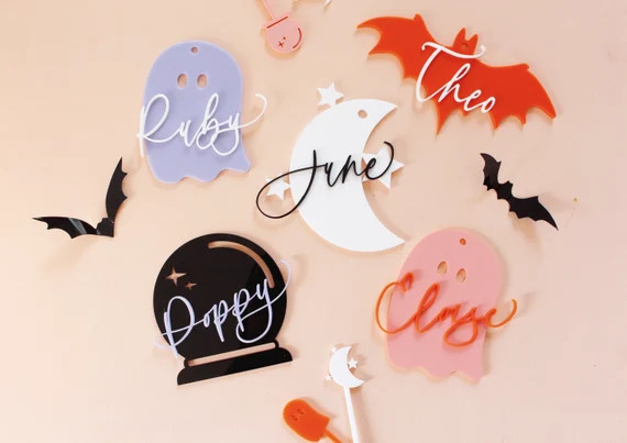 Halloween Basket Tag Halloween Tags Halloween Basket Boo - Etsy | Etsy (US)