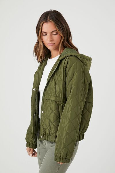 Quilted Hooded Puffer Jacket | Forever 21 (US)
