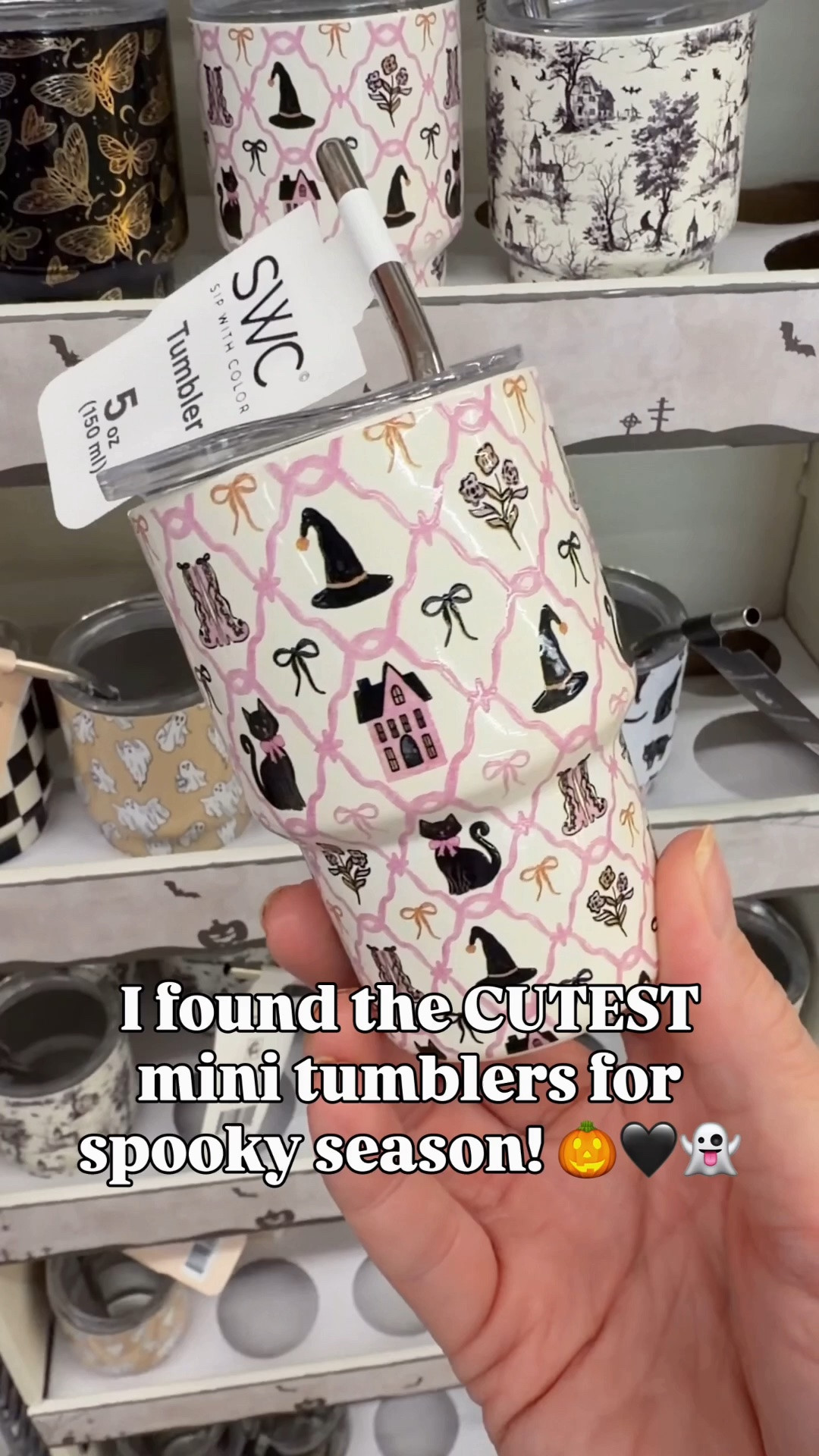 🎃 The CUTEST mini tumblers just dropped for spooky season! 👻🖤

So many adorable designs to choose from — and I seriously want them ALL! 😍 Perfect for your favorite fall drinks, Halloween parties, or just adding a little spooky fun to your everyday routine. 🕷️🥤✨

Which design would you pick?! 👻

#HalloweenFinds #SpookySeason #HalloweenDecor #HalloweenShopping #FallFinds #LTKHalloween #LTKFinds #SpookyFinds #HalloweenIdeas

#LTKSeasonal #LTKHome