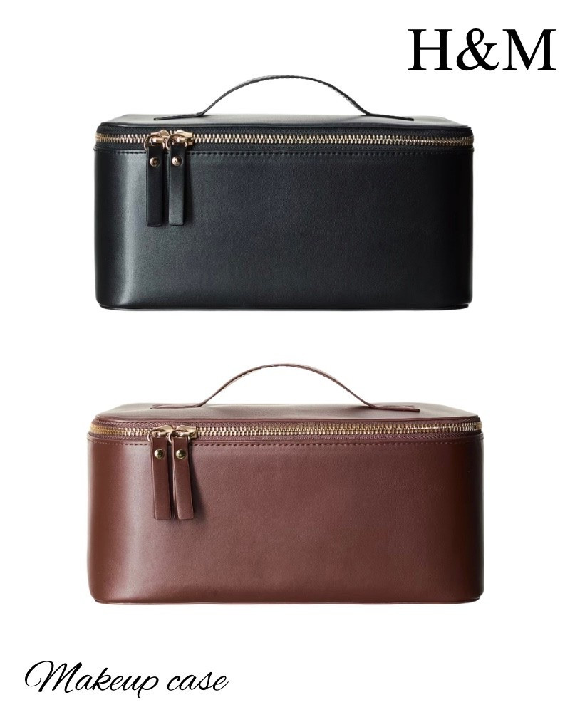 H&M makeup vanity case, organizer, black, brown, beauty,

#LTKSaleAlert #LTKselfcare #LTKBeauty