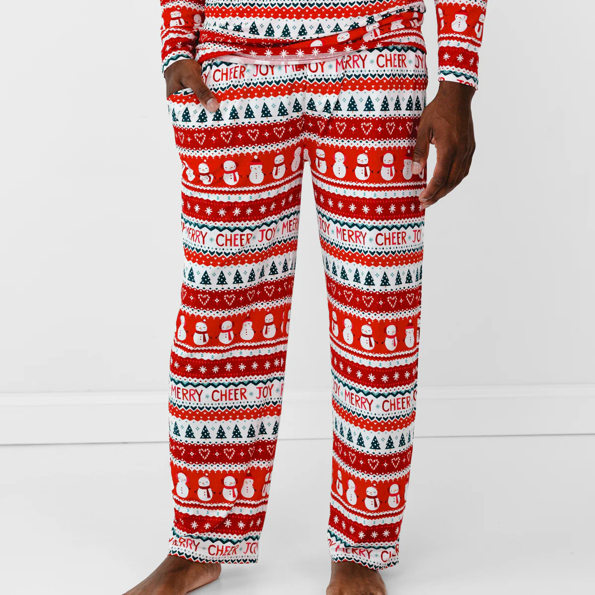 Festive Fair Isle Men's Pajama Pants | Little Sleepies