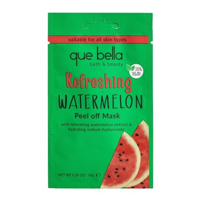 Que Bella Refreshing Watermelon Peel Off Mask - 0.35oz | Target