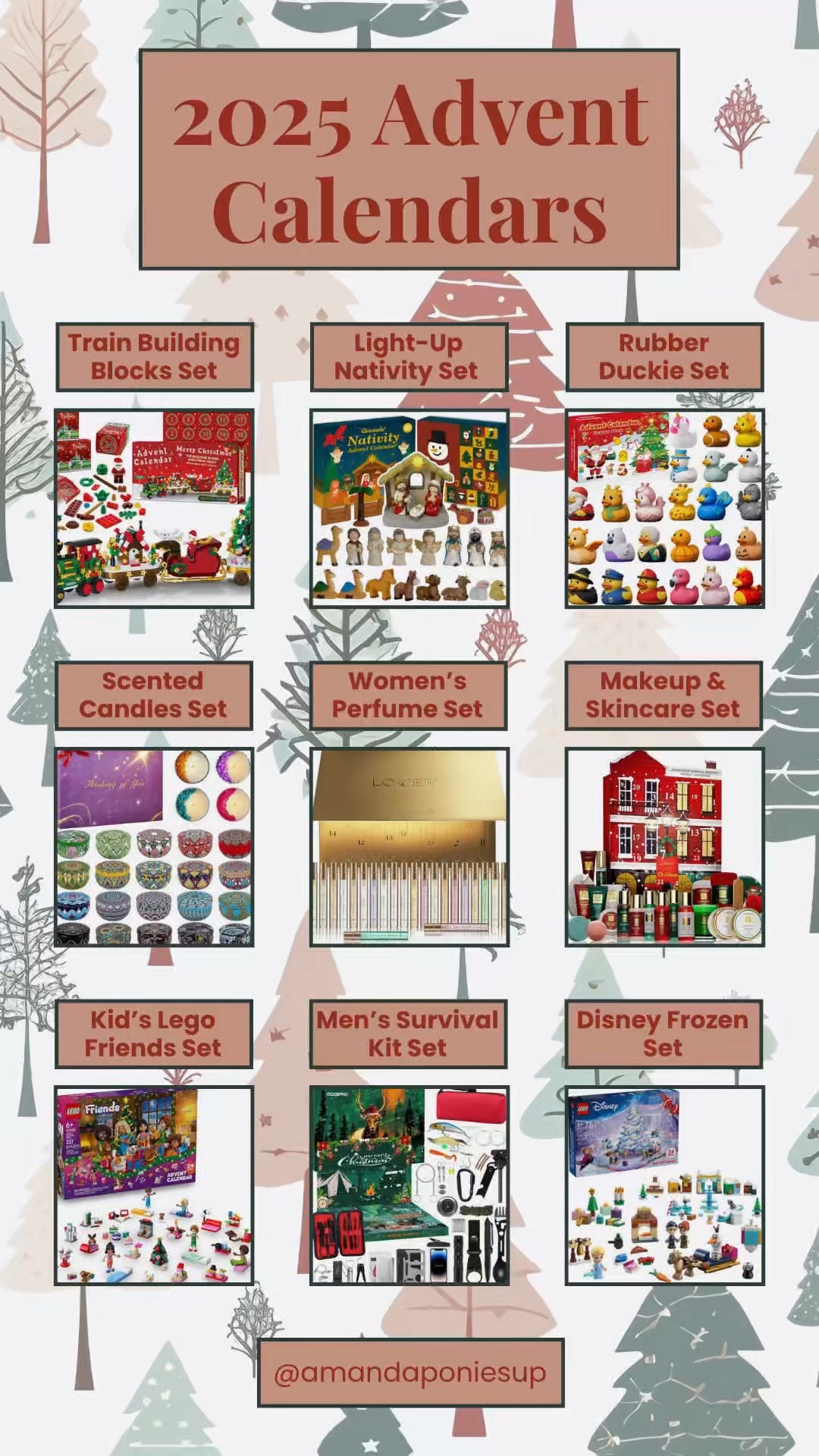 🎄✨ 2025 Advent Calendar magic unlocked! From Train Sets, Legos & Light-Up Nativities for kiddos, to Candles, Perfume, Makeup & Skincare for her, a Men’s Survival Kit for him, and more – unique picks for EVERY loved one! #AdventCalendar #HolidayGifts #ChristmasCountdown #GiftGuide

#LTKGiftGuide #LTKSeasonal #LTKHoliday