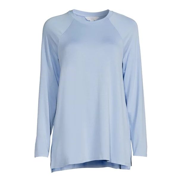 Time and Tru Women's Raglan Sleeve Tunic Top - Walmart.com | Walmart (US)