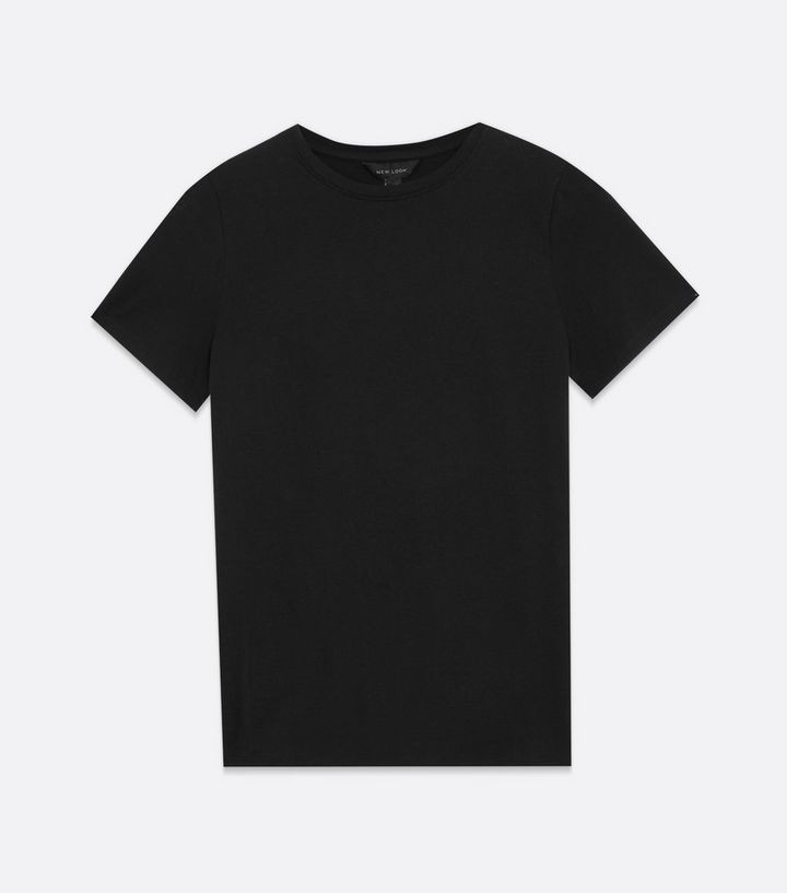 Black Basic Cotton T-Shirt
						
						Add to Saved Items
						Remove from Saved Items | New Look (UK)