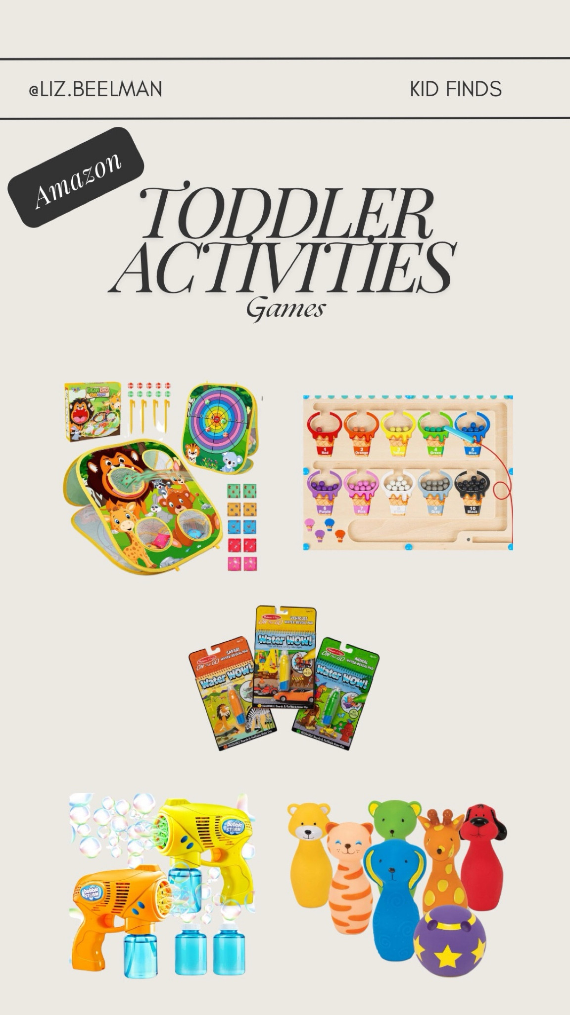 Toddler Educational Activities - Games

#LTKKids #LTKBaby #LTKFamily